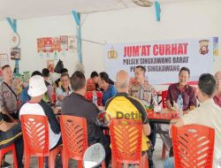 Jumat Curhat Tampungan Keluhan Masyarakat Polsek Singkawang Barat 