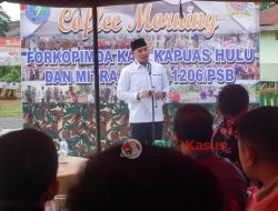 Kodim 1206/PSB Adakan Coffe Morning bersama Muspida dan Tokoh Masyarakat Kapuas Hulu