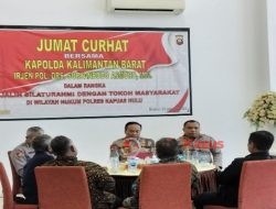 Kapolda Kalbar Gelar Jumat Curhat di PLBN Badau