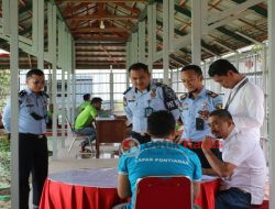 Laksanakan Screening bersama RAIN, Lapas Kelas IIA Pontianak Optimalkan Layanan Rehabilitasi Sosial 2023 Bagi Warga Binaan