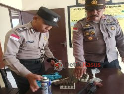 Ini Arahan Kapolsek Suhaid saat Lakukan Pemeriksaan Senpi Dinas