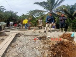 Alamak!! di Marbo Selatan Labura, Ada Proyek Besar Tanpa Papan Informasi