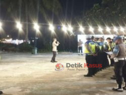 Polres Singkawang Pengamanan Kegiatan Fun Run Night, Dalam Rangka Hari Jadi Mahkota Hotel Singkawang