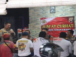 Kapolres Singkawang Tampung Keluhan Masyarakat Melalui Giat Jumat Curhat