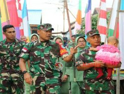 Cek Kondisi wilayah, Dandim 1206/Psb Melaksanakan Kunjungan Kerja ke Koramil