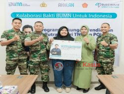 Kodam XII/Tpr Salurkan Bantuan Dana Pendidikan dari BUMN untuk Anak TNI-Polri