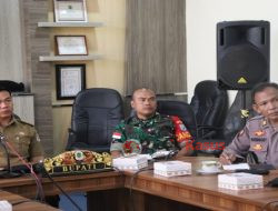 Dandim 1206/PSB Hadiri Rapat Koordinasi Pengendalian Inflasi Daerah Melalui Video Conference Tahun 2023