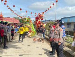 Kapolsek Sintang Kota Terjunkan Personel, Amankan Pelaksanaan Cap Go Meh 