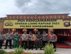 Kapolda Kalbar Kunjungi Pospam Diponegoro Polsek Singkawang Barat