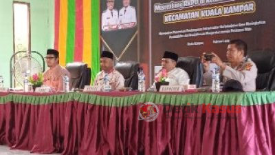 Bupati Pelalawan Buka Musrembang Di Tingkat Kecamatan Kuala Kampar