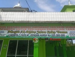 Perluasan Lokasi Masjid Al-Ikhlas, Warga Lingkungan Sukadame Bergotong Royong