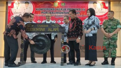 Dandim 1204 Hadiri Konferensi Kerja Provinsi IV PGRI Kalimantan Barat