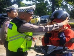 Satlantas Polresta Pontianak Edukasi Keselamatan Berlalulintas 