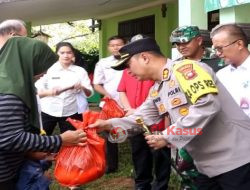 Kapolres Singkawang Hadiri Pembagian Bantuan Bahan Makanan Tambahan bagi Balita Stunting