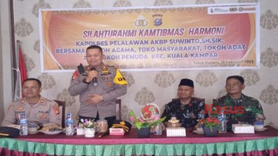 Kapolres Pelalawan Berkunjung ke Kuala Kampar