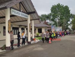 Polres Sekadau Laksanakan Binlat yang Diikuti 76 Pelajar