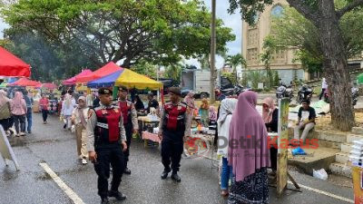 Antisipasi Guantibmas, Tim URC Polres Lhokseumawe Patroli Di Perbankan Dan Pusat Jajanan Kuliner