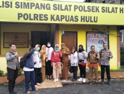 Gandeng Puskesmas, Polsek Silat Hilir Laksanakan Vaksinasi Masal