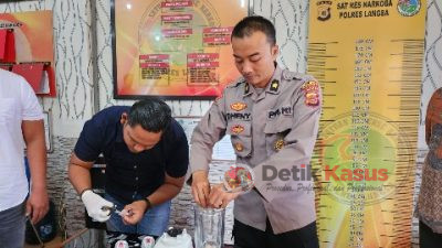 Sat-Resnarkoba Polres Langsa, Musnahkan Barang Bukti Narkotika Jenis Sabu-Sabu Seberat 59,40 Gram 