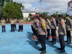 Hadapi Karhutla, Polres Sekadau Gelar Apel Kesiapan