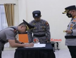 Ini Arahan Kapolres saat Pimpin Upacara Sertijab Wakapolres, Kasat Intelkam, Kapolsek Singkawang Barat dan Kapolsek Singkawang Utara