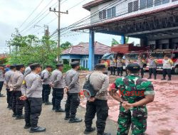 Antisipasi Karhutla di Kabupaten Sekadau, Polri-TNI dan BPBD Gelar Apel Gabungan