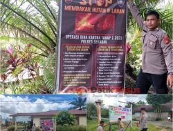 Polres Sekadau Pasang Baliho di Tempat Strategis