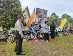 Personel Polsek Air Besar Laksanakan KRYD di Sejumlah Tempat Keramaian