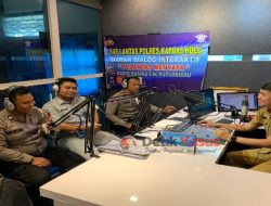 Sat Lantas Polres Kapuas Hulu, Gelar Talk Show di Radio Rasika Putussibau