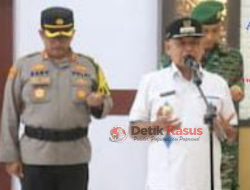 Bupati Lamtim Pimpin Upacara Peringatan Hari Amal Bakti ke 77 Kemenag RI 2023