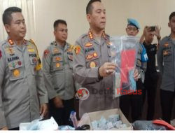 Kapolresta Pontianak Kombes Pol Adhe Hariadi Pimpin Press Release Hasil Operasi Pekat Kurun Waktu 15 Hari