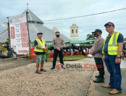 Polsek Sintang Kota PAM Paskah 2023 di Gereja Maria Ratu Semesta Alam