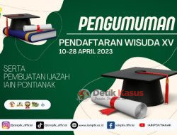 Selamat 545 Calon Mahasiswa Baru Jalur SPAN-PTKIN Diterima di IAIN Pontianak, Berikut Alur Daftar Ulang