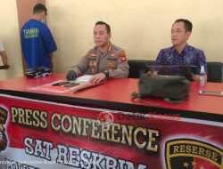 Kapolres Pontianak Gelar Press Release Ungkap Kasus Curas “Mencongkel Rumah dan Menganiaya Korban”