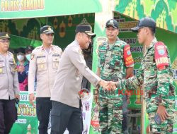 Kapolres Sekadau Tinjau Pos Pengamanan Ops Ketupat Kapuas 2023 di Belitang Hilir