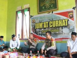 Polres Sekadau Gelar Jumat Curhat bersama Pengurus NU Belitang