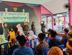 Sahabat Pelajar, Prajurit Kodim Bojonegoro bekali Siswa SLBN Sumbang dengan Bela Negara*