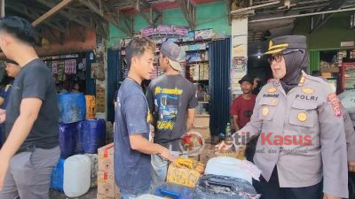 Kapolres Subang & Dinas Terkait Pengecekan Bapokting Sejumlah Pasar Pasar Tradisional Subang