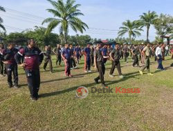 Tingkatkan Sinergitas, Polres Lhokseumawe Bersama TNI Olahraga Bersama di Denarhanud