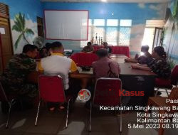 Bersama dengan Masyarakat Jumat Curhat Polsek Singkawang Barat