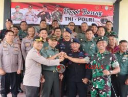 Sinergitas TNI-POLRI, Kapolres Bener Meriah Bersama Dandim Dan Dan-Yon Silaturahmi Ke Kompi 3 Brimob