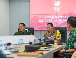 Tinjau 91 Command Center, Kapolri Dan Panglima TNI Pastikan Kesiapan Personel Jelang KTT ASEAN