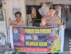 Saber pungli Seruway Personil Polsek Seruway Lakukan Sosialisasi Saber Pungli Di Desa