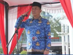 Sekda Landak Pimpin Apel Peringatan Hari Pendidikan Nasional 2023