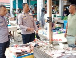 Waka Polsek Sintang Kota, Patroli dan Sambang Pasar