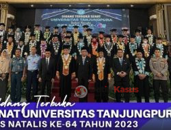Koordinator Kejati Kalbar hadiri Sidang Terbuka Senat Universitas Tanjung Pura Dies Natalis ke-64 Tahun 2023