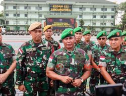 Purna Tugas, Pangdam XII/Tpr Lepas Satgas Yonarmed 19/Bogani dari Kalbar