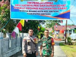 Sinergitas Bhabinkamtibmas-Babinsa, PAM Kegiatan Penilaian Lomba Aku Hatinya PKK Tingkat Provinsi Tahun 2023