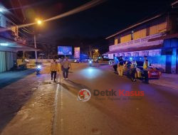 Mencegah 4C Personel Polsek Pontianak Barat Patroli di Malam Minggu