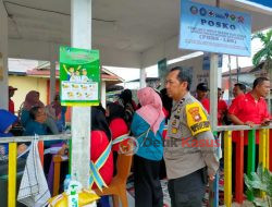 Lomba Kader Posyandu Tingkat Kota Pontianak, Bhabinkamtibmas Polsek Pontianak Barat dampingi Tim Penilai